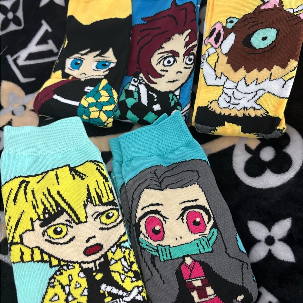 Anime Character Socks Set